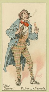 Bob Sawyer, Pickwick Papers (színes litográfia)