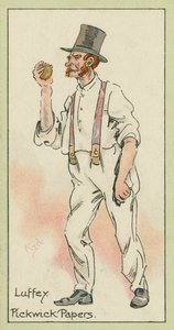 Luffey, Pickwick Papers (színes litográfia)