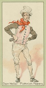Sam Weller, Pickwick Papers (színes litográfia)