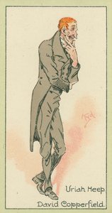 Uriah Heep, David Copperfield (színes litográfia) alkotó: Joseph Clayton (1856-1937) (after) Clarke
