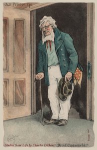 Old Peggotty, David Copperfield (színes litó)