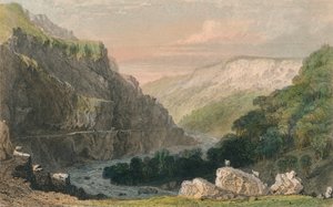 Valley of Linmouth, Észak-Devon, 1830.