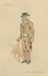 Az idegen, vagy Edward Plummer – A tücsök a kandallóban, 1920-as évek (toll és tinta WC-vel a papíron) alkotó: Joseph Clayton Clarke