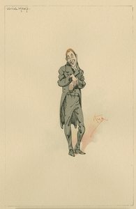 Uriah Heep, 1920-as évek körül (toll és tinta, wc-vel, papírra) alkotó: Joseph Clayton Clarke