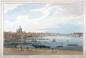 Blackfriars Bridge, London, 1795 alkotó: Joseph Constantine Stadler