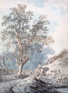 szekér és ló (lágy talajra marás) alkotó: Joseph Constantine Stadler