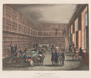 Királyi Intézet, Albemarle Street, 1809. május 1., 1809. május 1. alkotó: Joseph Constantine Stadler