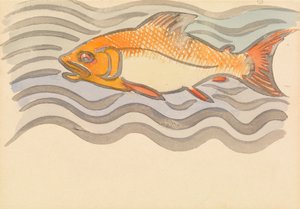Fish (watercolor on paper)