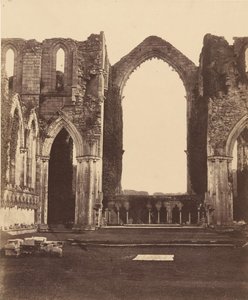 Fountains Abbey. A Kilenc Alter kápolnája, belső tér, 1850-es évek.