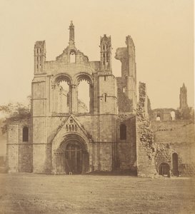 Kirkstalli apátság. Nyugatról, 1850-es évek. alkotó: Joseph Cundall