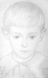 Egy fiatal fiú portréja (7 éves ESA) alkotó: Joseph Edward Southall