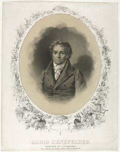 Alois Senefelder alkotó: Joseph F. Knapp