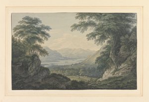 Ullswater felső vége alkotó: Joseph Farington