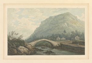Kilátás a hídra és Rydal falujára