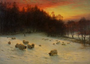 Amikor a Nyugat esti fényekkel, exh.1910 (olaj, vászon)