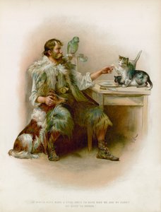Illusztráció Robinson Crusoe-hoz alkotó: Joseph Finnemore