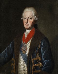 Maximilian III. József bajor választófejedelem (1727-1777) portréja alkotó: Joseph Fischer
