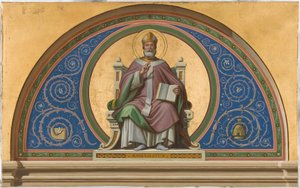 A Saint-Ambroise templom vázlata: 1866 körül (olaj, vászon): Saint Ambroise, 1866 körül (olaj, vászon) alkotó: Joseph Frederick Charles Soulacroix