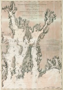 Az Ipswich-öböl és a Cape Ann térképe, Észak-Amerika atlanti-óceáni partjai
