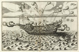 Illusztráció: Naval Architecture von J. Furttenbach alkotó: Joseph Furttenbach