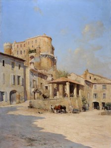 Isnard kastélya Suze la Rousse-ban (Suze-la-Rousse) alkotó: Joseph Garibaldi