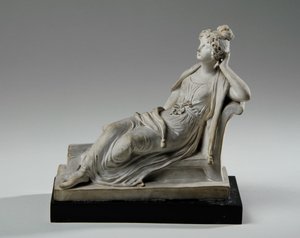 Maquette Elizabeth Goodman Banks ülő számára alkotó: Joseph Gott
