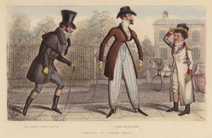 Dandies of Other Days (színes metszet)