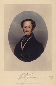 Rees Howell Gronow, vagy Gronow kapitány (színes metszet)