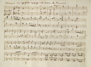 Nyitány a „Tavasz” partitúrájából, az „Északok” oratóriumból, először 1801 áprilisában alkotó: Joseph Haydn