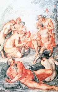 Tanulmány, Gyermekkeresztelés, c1584-1609