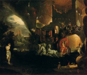 Olasz: Pluto giunge dal Tartaro
Német: Hades