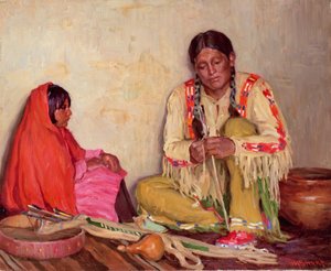 Feathering Arrows (olaj, vászon)