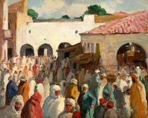 Sidi-bou-Said (Tunézia) alkotó: Joseph Henry Sharp