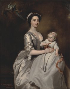 Mrs. Sharpe és gyermeke alkotó: Joseph Highmore