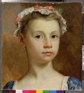 Vázlat egy fiatal lányról, 1730-40 körül alkotó: Joseph Highmore