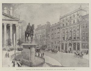 A New York-i Kölcsönös Életbiztosító Társaság brit részlegének Cornhillben lévő központi irodája alkotó: Joseph Holland Tringham