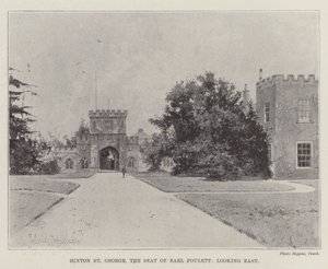 Hinton St George, Earl Poulett székhelye, keletre néz alkotó: Joseph Holland Tringham