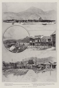 Jelenetek a brit Kowloonban alkotó: Joseph Holland Tringham