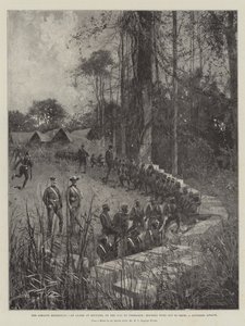 Az Ashanti Expedíció, riasztó Ejuvassinál, Coomassie felé vezető úton, Houssasban kiderül, hogy visszaver egy feltételezett támadást alkotó: Joseph Holland Tringham