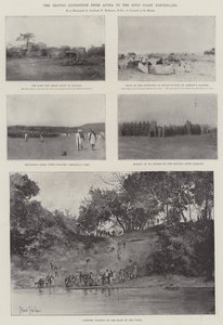 A brit expedíció Accrából Gold Coast hátországába