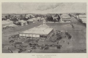 A piac, Bloemfontein alkotó: Joseph Holland Tringham