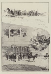 A walesi herceg és hercegnő a Bath és Nyugat-Anglia mezőgazdasági kiállításon St Albansban, május 29. alkotó: Joseph Holland Tringham