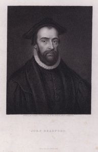 John Bradford, angol protestáns mártír (metszet)