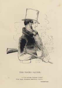 Kenny Meadows: The Young Squire (metszet)