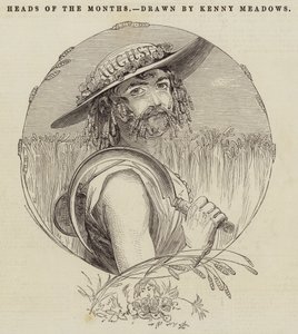 A hónapok fejei alkotó: Joseph Kenny Meadows