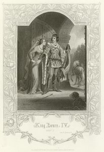 IV. Henrik király, I. rész, II. felvonás, III. jelenet alkotó: Joseph Kenny Meadows
