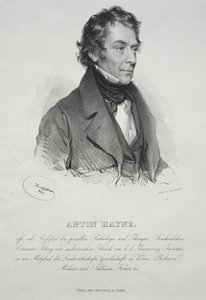 Dr. Anton Hayne portréja, 1840.