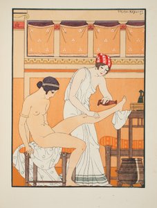 És kend meg illatos rózsával, illusztráció a "Hippokratész műveiből", 1934.
