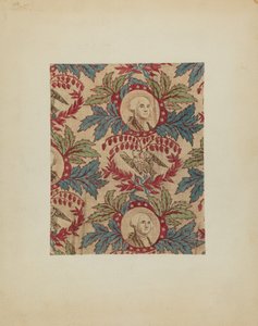 Történelmi Nyomtatott Textil, c. 1940