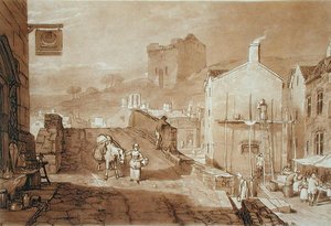 Morpeth, Northumberland, metszette Charles Turner (1773-1857), megjelent 1808-ban (metszet)